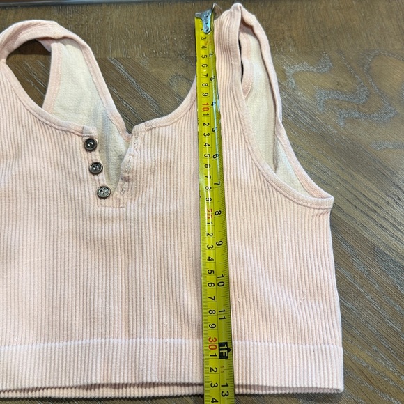 By Together Pink Ribbed Crop Top - Picture 7 of 8